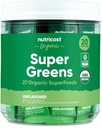 Nutricost Organic Super Greens (Ei-makuisia) 20 Sticks - Gluteeniton, ei-GMO