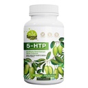 5-HTP Supplement 200mg, stöder hälsosam sömn och humör med kalcium - Icke-GMO, glutenfri - 90 kapslar
