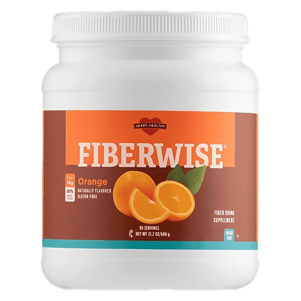 Melaleuca FiberWise Heart Terveellinen kuitu täydennysosa 30 Servings-Net WT 28.6 OZ.(810g) - Oranssi