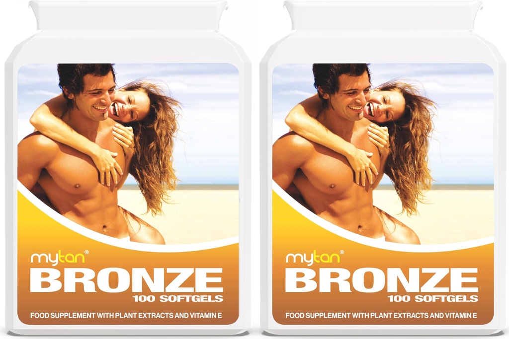 Pronssi Parkitus pillerit Twin Pack ... Sun Tan Sun Sun Supplement ...