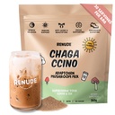 Renude Chagaccino - Chaga Mushroom Powder, Sieni kahvi Drink Mix with Adaptogens, Natural Energy and Immuuni Support, Vegan, Keto, Zero Calorie Mushroom Blend Powder - 30 Tarjoilut