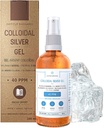 Rena kolloidal Silver Gel 40 PPM • 100% naturliga och endast 3 ingredienser • Optimal textur och absorption (Better Than Creams) • Amberglas och Ultra-Practical Pump • Ebook Inkluderad • Institut Katharos