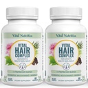 Elintoiminnot Hair Complex - Hiusten kasvu vitamiinit naisille ja miehille -Biotiini & B-vitamiini -Hair kasvu täydentää terveille hiuksille iho ja kynnet -Hormone & Gluteeniton -Hair vitamiineja naisille