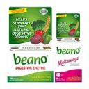 Beano Extra Styrka 100ct & beano Strawberry Meltaways 15ct