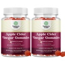 Apple Cider Vinegar Gummies med Mother-Natural Energy Supplement ACV Gummies med Mother for Body Cleanse Immune Support och Gut Health-Delicious Gummy ACV Supplement med Beet Root Powder 2 pack