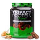 Nutrologia TRIPACT Vegan Protein Powder - Organic Pea, Rice & Kurpitsa Protein, BCAAs & Glutamiini Plant-Based Ateriankorvike Shakes for Muscle Recovery & Immuniteetti, Chocolate Peanut Butter, 20 tarjoilua