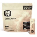 SALTT Electrolytes Powder smaksatt dricka Mix - Cocoa Loco - 30 Hydration Packets - Magnesium, kalium, natrium, spårmineraler - Zero Sugar & Gluten Free - Travel Essentials