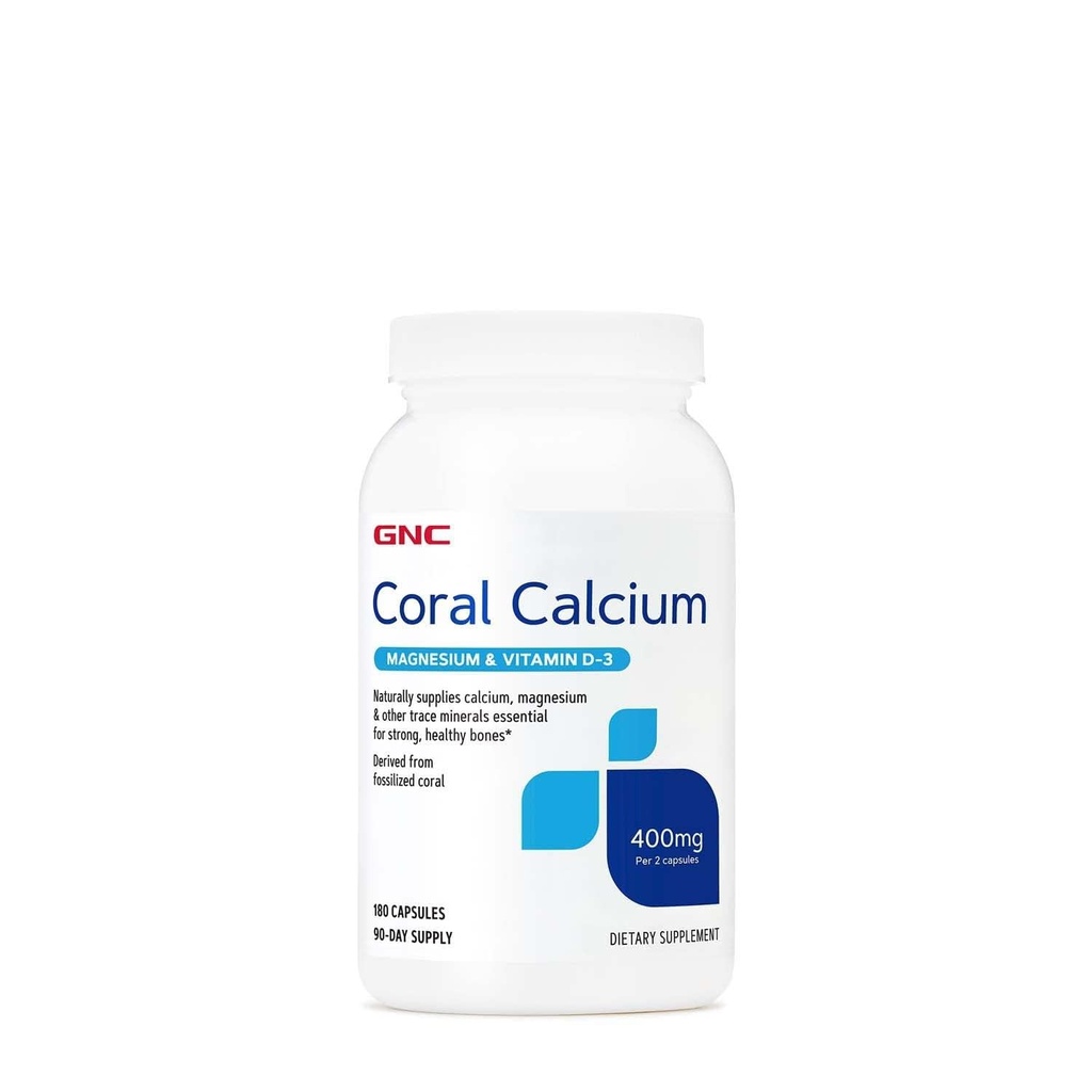 GNC Coral kalsium 400 mg täydentää, tukee vahva luut, 90 tarjoilua