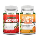 NutriONN Pumpkin Seed Oil Softgels Lycopene Capsules Combo - Målstöd för prostata och urinhälsa