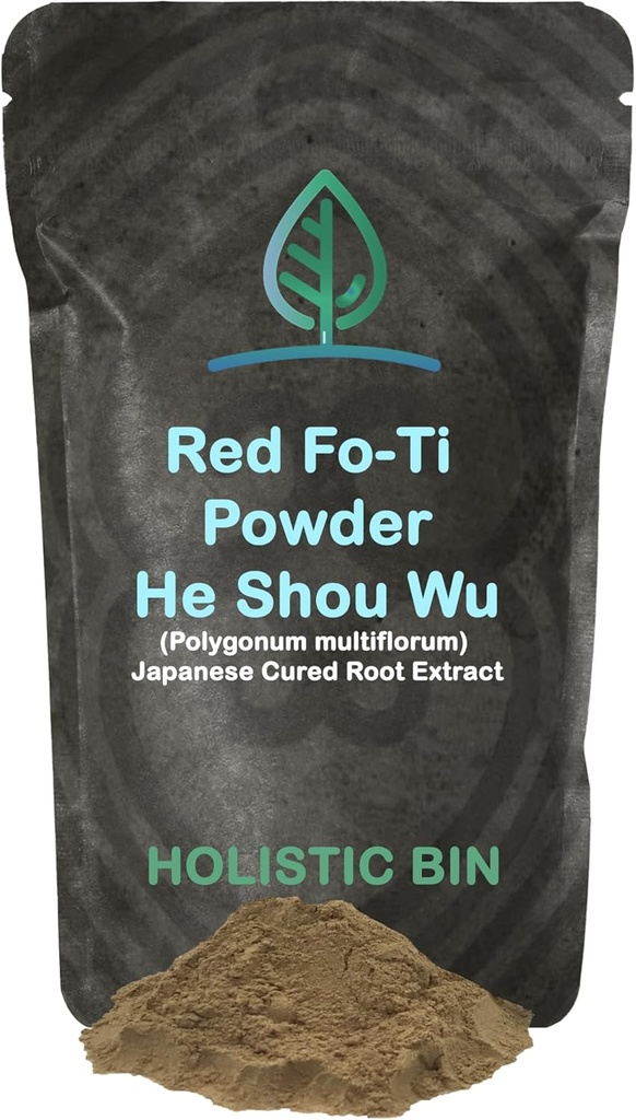 Kokonaisvaltainen bin Japanese He Shou Wu Fo Ti Powder Potent Fermented kasviperäistä uutetta Vitality . Wild Sadonkorjuu Japanissa.