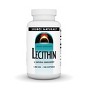 Source Naturals Lecithin 1200 mg, luonnollinen emulgaattori - 100 Softgels