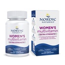 Nordic Naturals Women’s Multivitamin Extra Strength - Skin, Hair, Energy & Bone Support - Immunity Supplement - 20 Essential Nutrients - 60 tabletter - 30 portioner