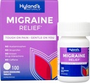 Hylandin Migreenipäänsärky Natural Pain Relief Tablets, Pakkaus 1, 100 Määrä (Pakkaus toukokuussa Vary)