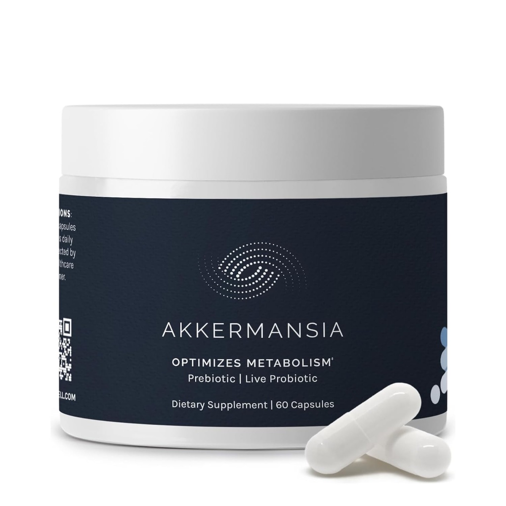 InfiniWell Akkermansia Probiotic for Digestive Health - Support Healthy Longevity, Immunity & A Balanced Gut Microbiome med Akkermansia Muciniphila Probiotics (60 kapslar)