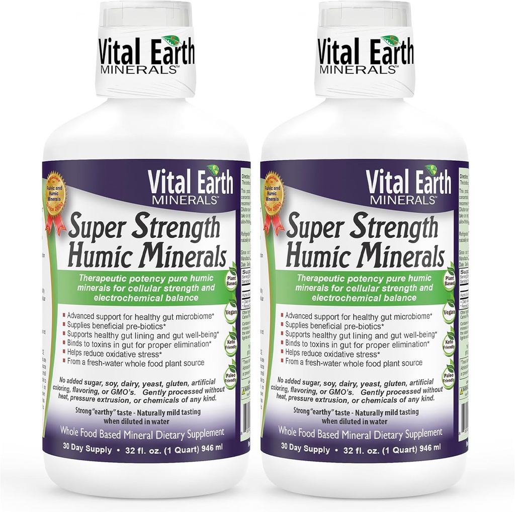 Vital Earth Minerals Super Strength Humoric Minerals 2-Pack ...