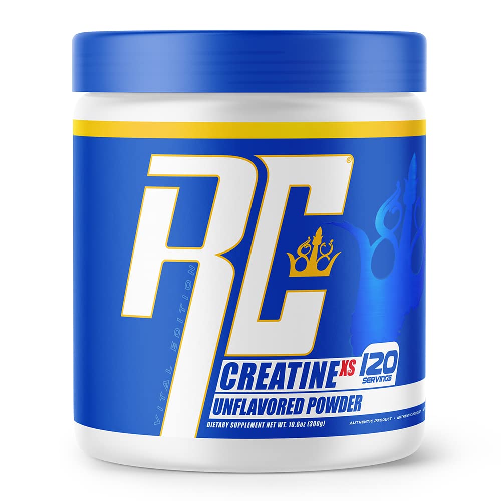 Ronnie Coleman Signature Series Creatine-XS, Creatine Monohydraatti Powder, Post Treout Recovery varten Lihas Building ja vahvuus, energia-tuki, Mass Gainer, makua, 120 tarjoilua