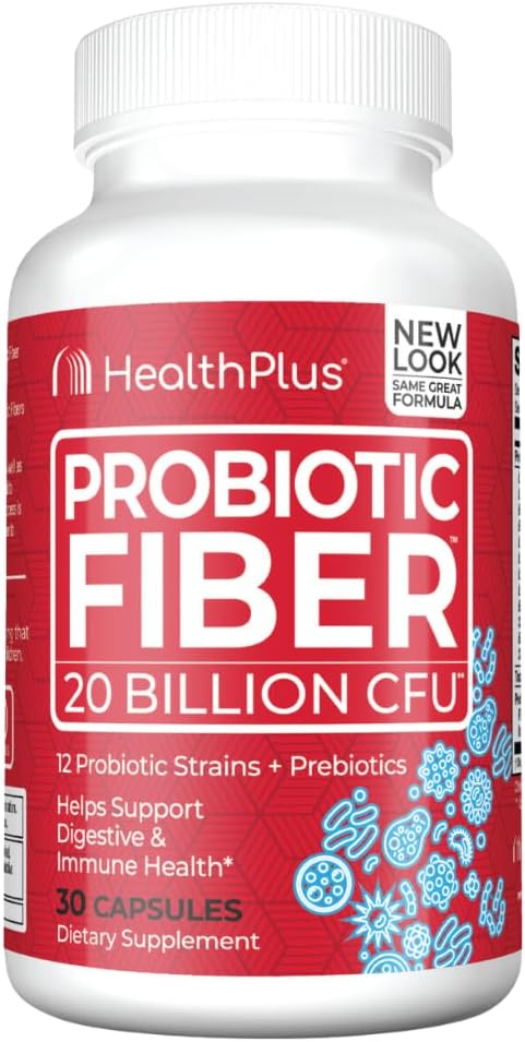 Health Plus Probioottikuitu - Ravintolisä, Detox, 30 kapselia, 30 tarjoilua