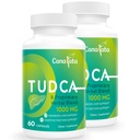 TUDCA Liver Support Supplements 1000mg - 120 Vegan Kapselit,TUDCA Bile Suolat maito Thistle Herbal Blend Formula maksan Cleanse & Repair