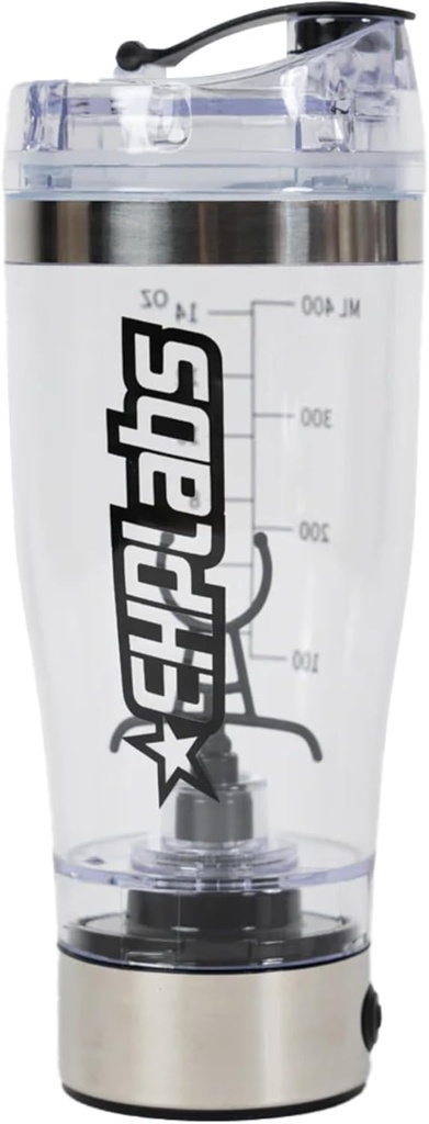 EHPlabs Electric Protein Shaker pullo - 15oz Portable Blender Shaker - Personal Blender Shaker - Electric Protein Shaker pullo aterianvaihto Shakes