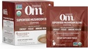 OM MUSHROOM SUPERFOOD Coffee Blend - Organisk Arabica med Lion's Mane, Cordyceps, Reishi, Turkiet Tail & Ginkgo Biloba - Stöder energi, fokus och mental klarhet - Ensam serveringspaket (10 greve)