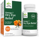 Terry Luonnollisesti Omega-7 Dry Eye Relief - 60 Softgels - Eye Kosteus ja Mukavuus - Ei-GMO, Gluteenittomat - 60 tarjoilua