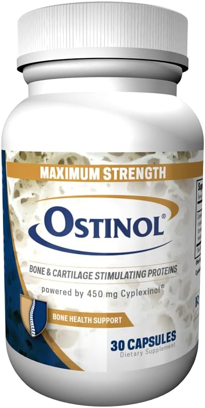 Ostinol Maxium Vahvuus 450 mg. Luu ja nivellisä. Kantasolujen aktivointisertifioitu. Bioaktiivinen proteiinikompleksi kohtalaisen luukaton ja kohtalaisen nivelhäiriön varalta. 30 kapselia