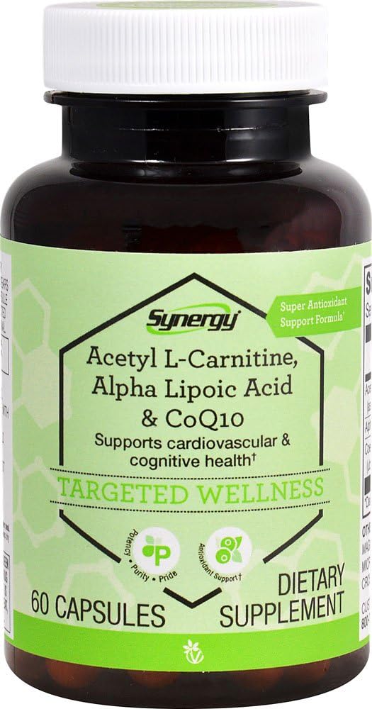 Vitacost CoQ10 + Alpha Lipoic Acid + Acetyl L-karnitiini HCl - 60 kapselia