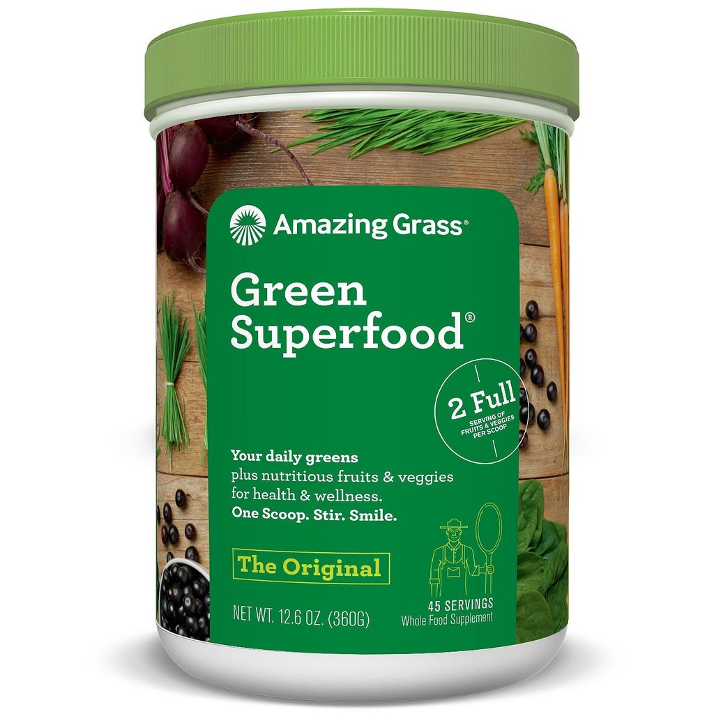 Amazing Grass Green Superfood, Alkuperäinen, 12.6