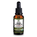 Organic Black Seed Oil - USDA Certified Cold Pressed Glass Bottle Yli 1,5% Thymokinonin 3X vahvuus Turkkilainen Musta Cumin Nigella Sativa ei-GMO 100% puhdas Mustasiemenöljy (1oz lasi tiputin pullo)