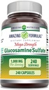 Hämmästyttävä Formula Glukosamiini Sulfaatti 1000 mg kapselit Supplement 