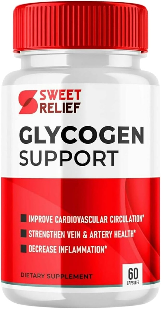 Sweet Relief Glycogen Support - Sweet Relief Blood Als Cleaner, Sweet Relief Kapselit, Advanced Formula yleistä hyvinvointia, SweetRelief (60 kapselia, 1 pakkaus)