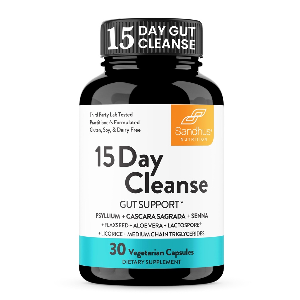 Sandhu's 15 Day Gut Cleanse Colon Detox for Women & Men