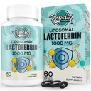 Liposomal Bovine Lactoferrin 1000 mg - Högre Absorption - för järnabsorption och immunfunktion Lactoferrin Supplements för vuxna, 60 Softgels