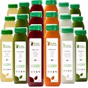 5 Day Juice Cleanse Raw Fountain, Kaikki Natural Raw Detox Cleanse, Juiceing Body Rest, Kylmä Pressed Juice Fast, Suuri tapa hyppää terveempi, Diet 30 pullot 12oz, 5 inkivääri shotteja