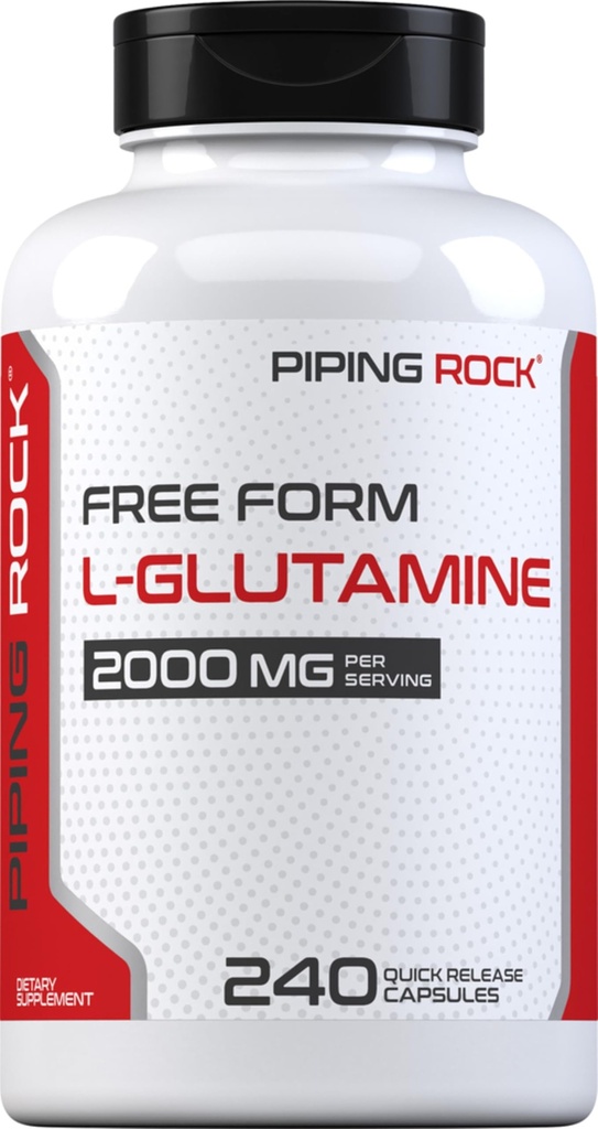 Piping Rock L Glutamiini Powder Capsules 