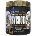 Insane Labz Psykotic Gold, High Stimulant Pre Treenout Powder, Extreme Lesting Energy Focus, Pumps ja Endurance Beta Alanine, DMAE Bitartrate, NO Booster (60 Servings, Blue Punch)