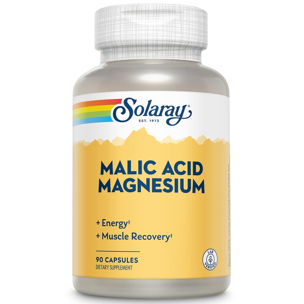 Solaray Malic Acid ja magnesium 90 CT