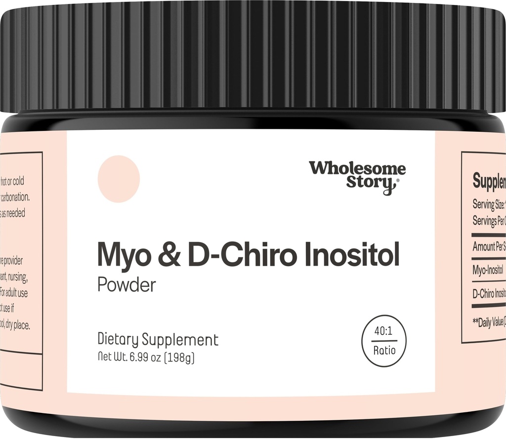 Myo-Inositol & D-Chiro Inositol täydennysosa jauhe naisille Hormonaalinen tasapaino & terve Munasarja Funktio Tuki ...B8-vitamiini ...
