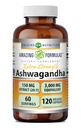 Fantastiska formler Ashwagandha Extract Supplement | 150 Mg Extract (20:1) | Utmärkt till 3 000 Mg | Veggie Capsules | Non-GMO | Gluten-Free | Made in USA (1 Pack | 120 Count)