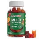 NumVs Lapset Monivitamiini Gummies - Hedelmät Maustettu Pureskeltava lasten monivitamiini - Lapset Vitamiinit Multivitamiini Gummy 12 Minerals & Vitamiinit A C D3 E B6 B12 - Kosher Halal Gluten Free (60 kreivi)