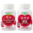 Lapset Multivitamiini purukumi + B12-vitamiini Purukumi