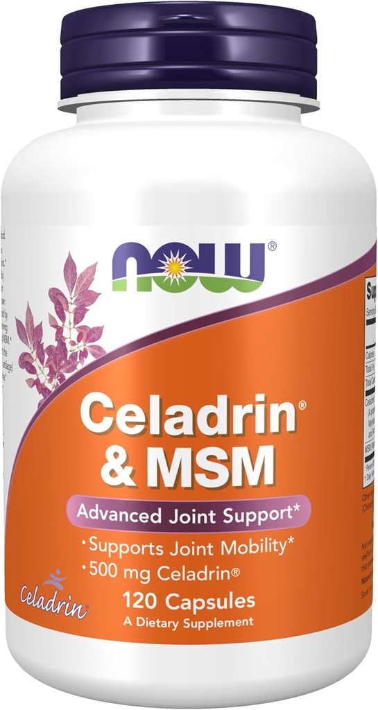 NYT ravintolisät, Celadrin® & MSM, 500 mg Celadrin®, Advanced Joint Support*, 120 kapselia