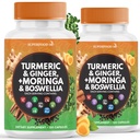 Kurkuma Moringa Supplement ... Inkivääri, Boswellia, Saffron, Holy Basil- Joint Support Supplement for Women and Men with Ceylon Cinnamon, Quercetin, Tart Cherry- 240 Count
