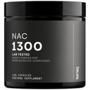 Toniq 1300mg NAC - 2 kuukauden tarjonta - Min. 98%+ Testattu puhtaus - Ultra korkea vahvuus Biosaatavissa oleva NAC Cysteine Supplement - 120 Kasvissyöjä N Acetyl Cysteine Kapselit -Lab Testattu TQ