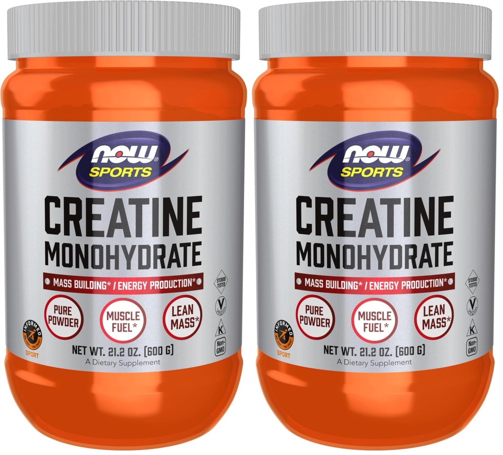 NYT Sports Nutrition, Creatiini Monohydraatti Powder, Mass Building* / energian tuotanto*, 21.2-Ounce (Pakkaus 2)