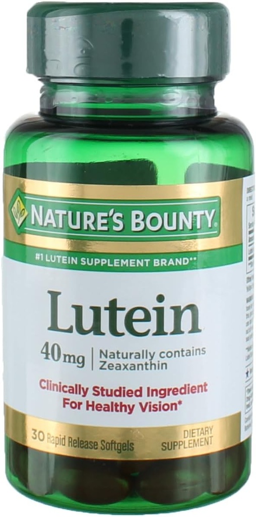 Luonnon Bounty Lutein Softgels, 30 lukua (Pakki 2)