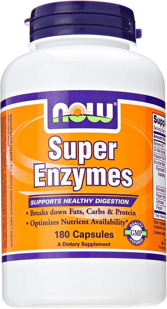 Super Enzymes mennessä nyt Foods 180 tablettia