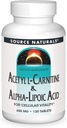 Lähde Naturals Acetyl L-karnitiini & Alfa-lipoiinihappo 650 mg- 120 tablettia