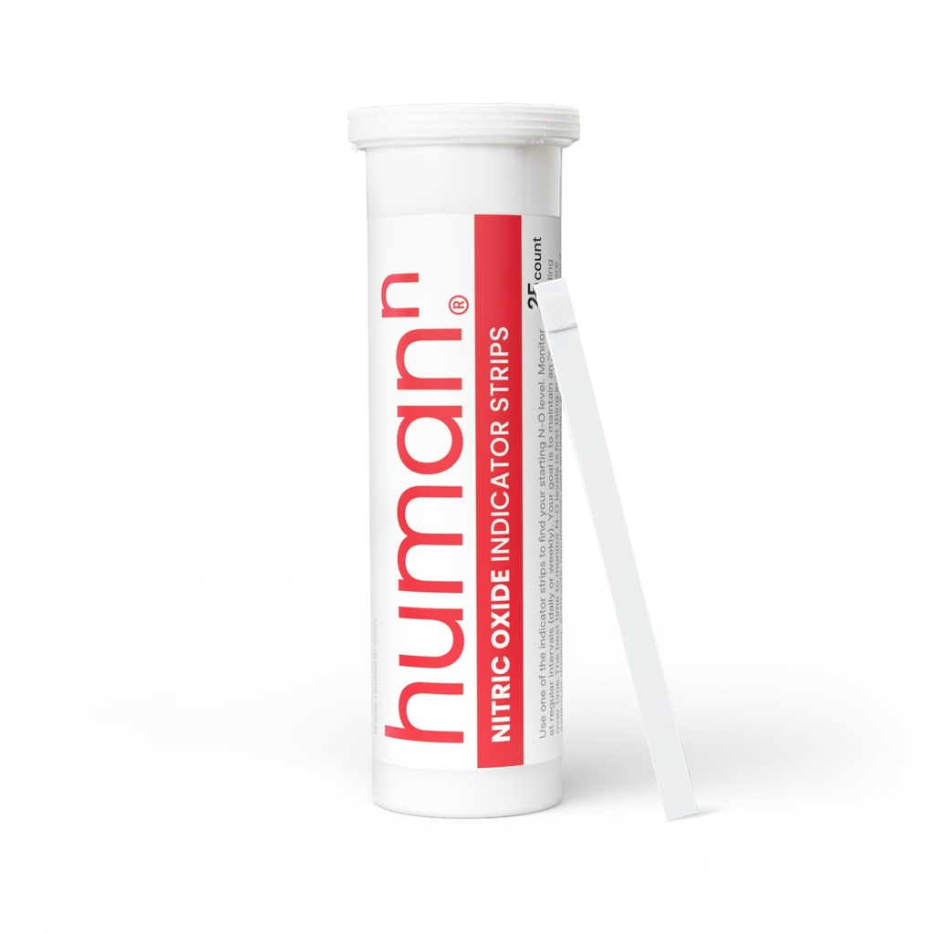 HumanN - Nitric Oxide I Indicator Strips - Test Salivary Nitrite Levels - 1 Rör av 25 Strips
