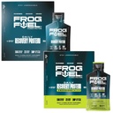 Frog Fuel Power Regular & Power Energized Complete Protein Shot Bundle, 15g Protein Nano-Hydrolyzed Grass Fed Collagen, Post Workout, Fat & Sugar Free, 22 Aminosyror, Berry, 1 oz Packets, 48 Pack